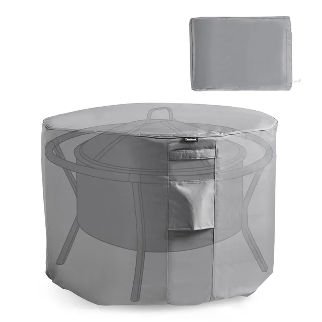 VonHaus Storm Collection copertura braciere rotondo 92x80 impermeabile