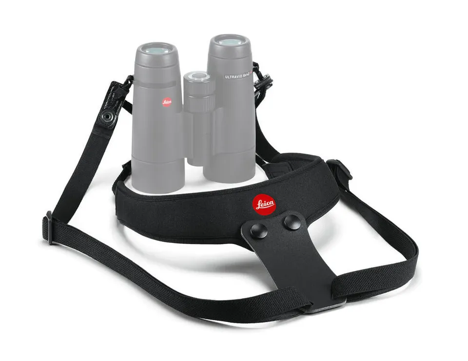 Leica Sport tracolla binocolo in neoprene nera regolabile