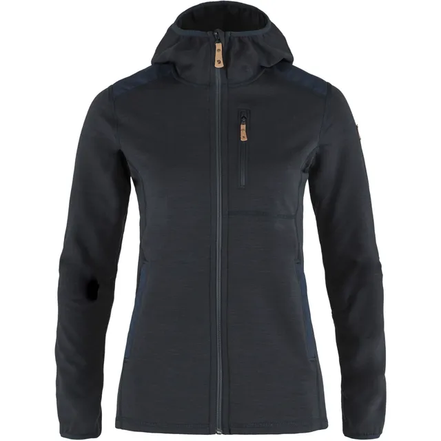 Fjällräven Keb Fleece Hoodie W pile donna blu navy L