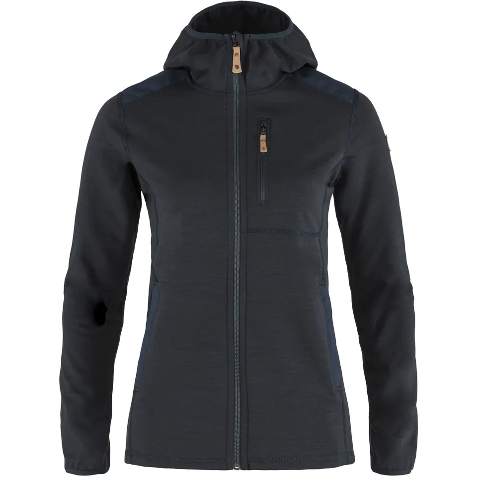 Fjällräven Keb Fleece Hoodie W pile donna blu navy L