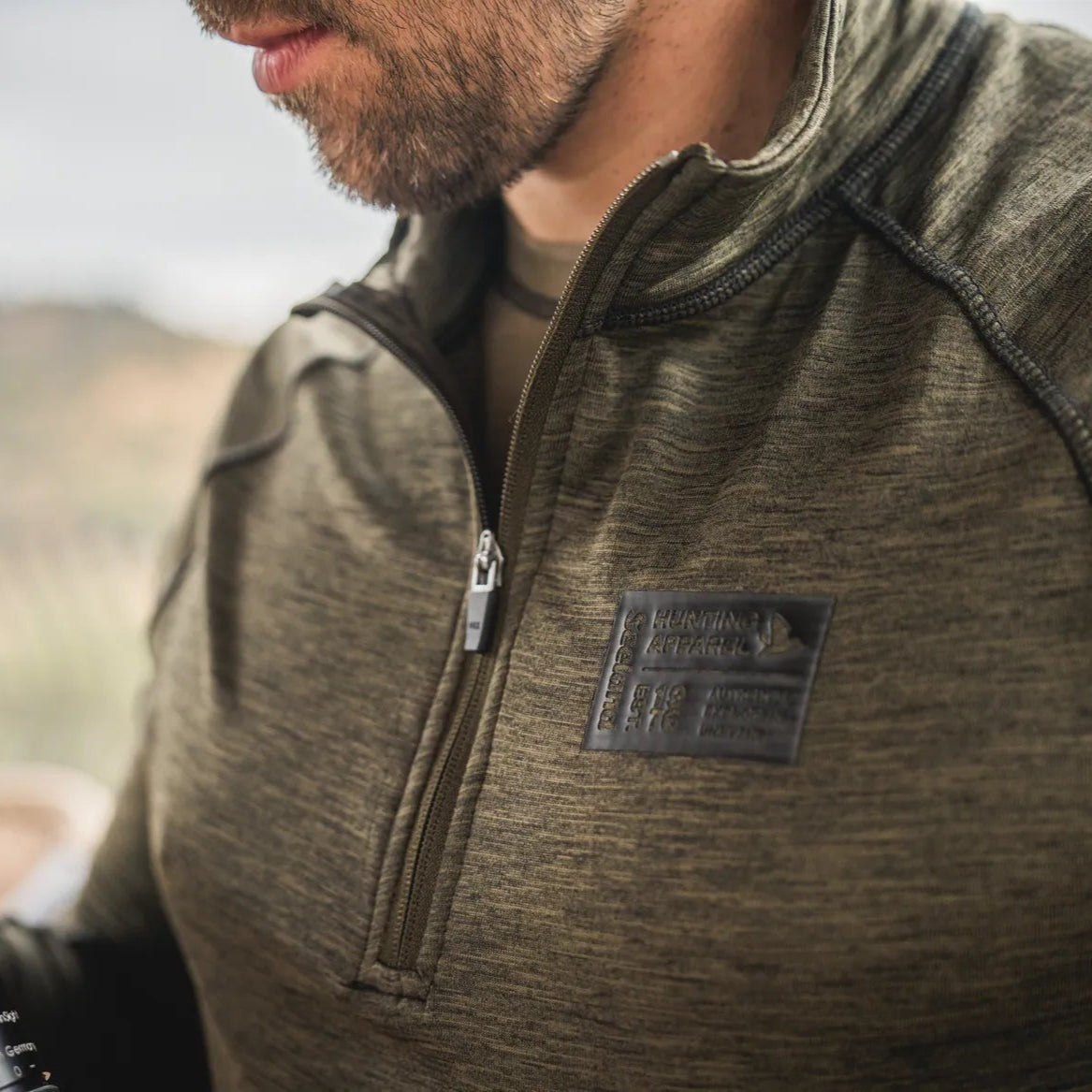 Seeland Peak felpa half zip verde L traspirante