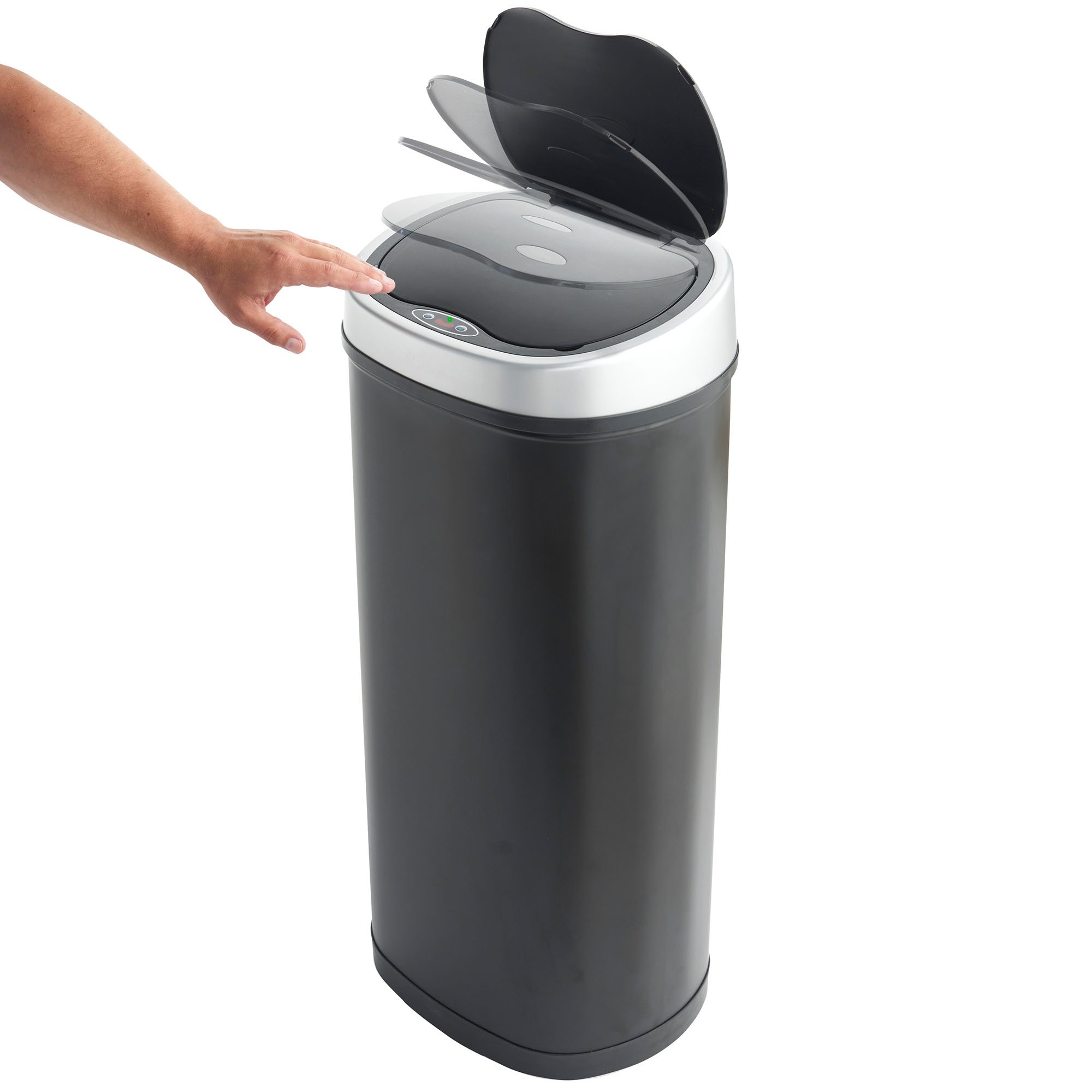 VonHaus Pattumiera Automatica con Sensore 50 Litri Nera