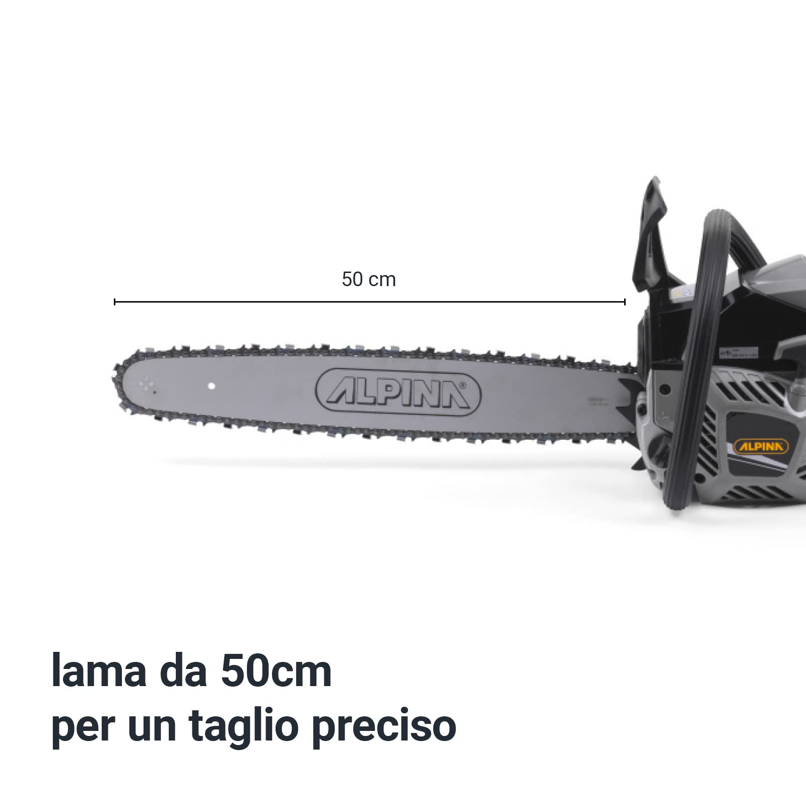 Alpina ACS 50 motosega a scoppio lama 50 cm