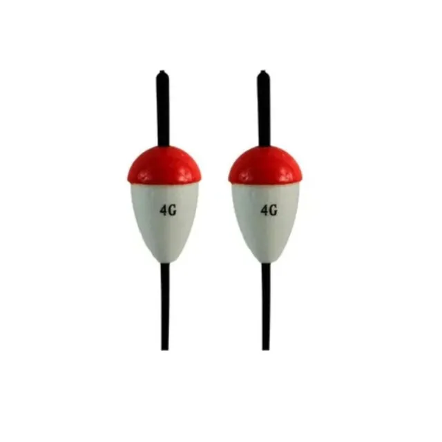 SFG Styro Prop galleggiante pesca 2 pezzi passante
