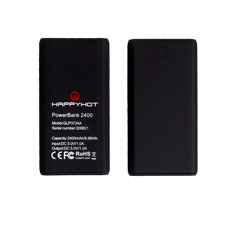 Happyhot Powerbank calze riscaldanti 5V 2400 mAh 2 pezzi