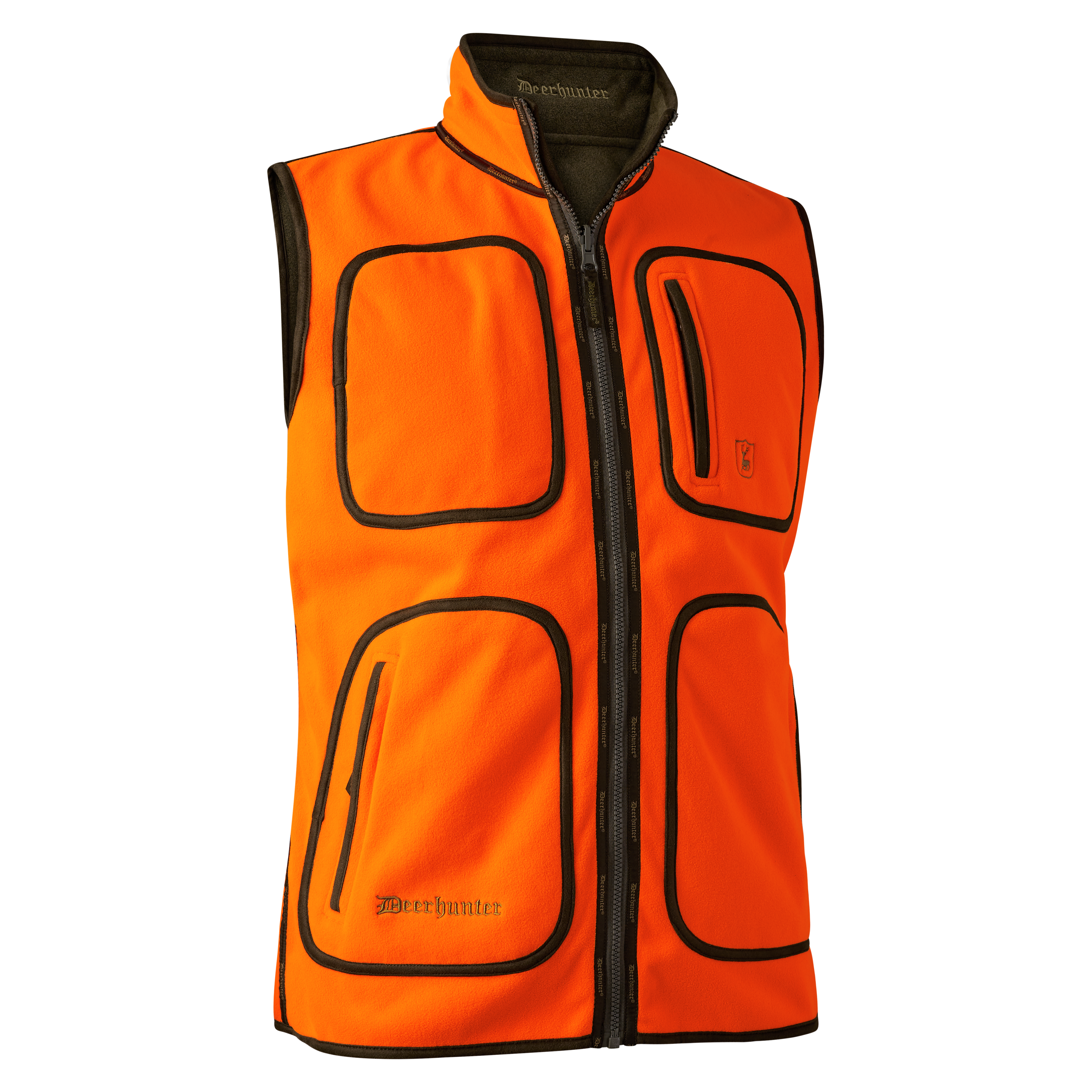 Deerhunter Gamekeeper gilet pile reversibile alta visibilità