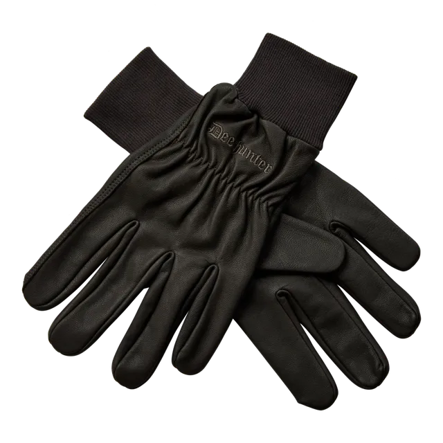 Deerhunter Leather Gloves Wood guanti pelle taglia L