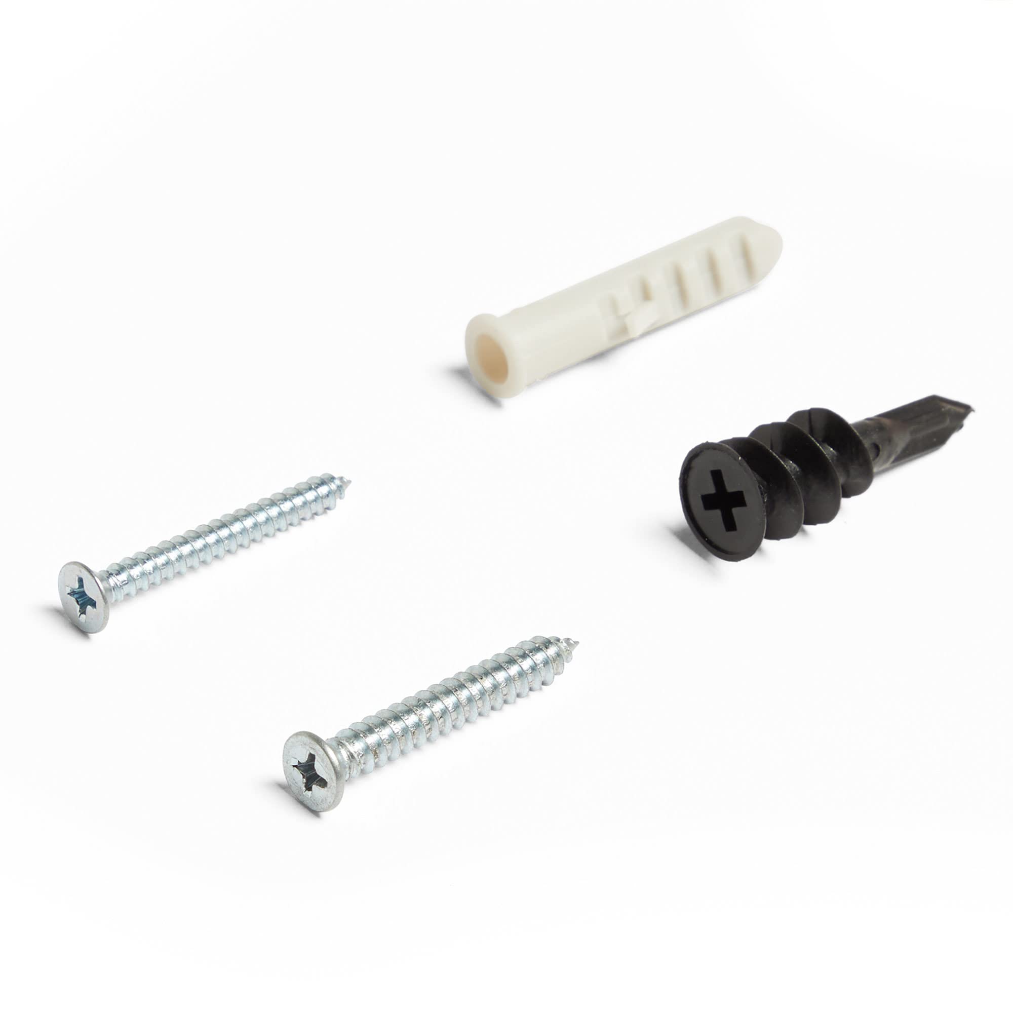 VonHaus Set 10 Ganci da Parete per Garage in Acciaio PVC