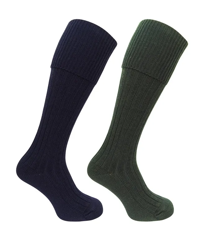 Hoggs of Fife 1902 calze da caccia in lana taglia 41-44