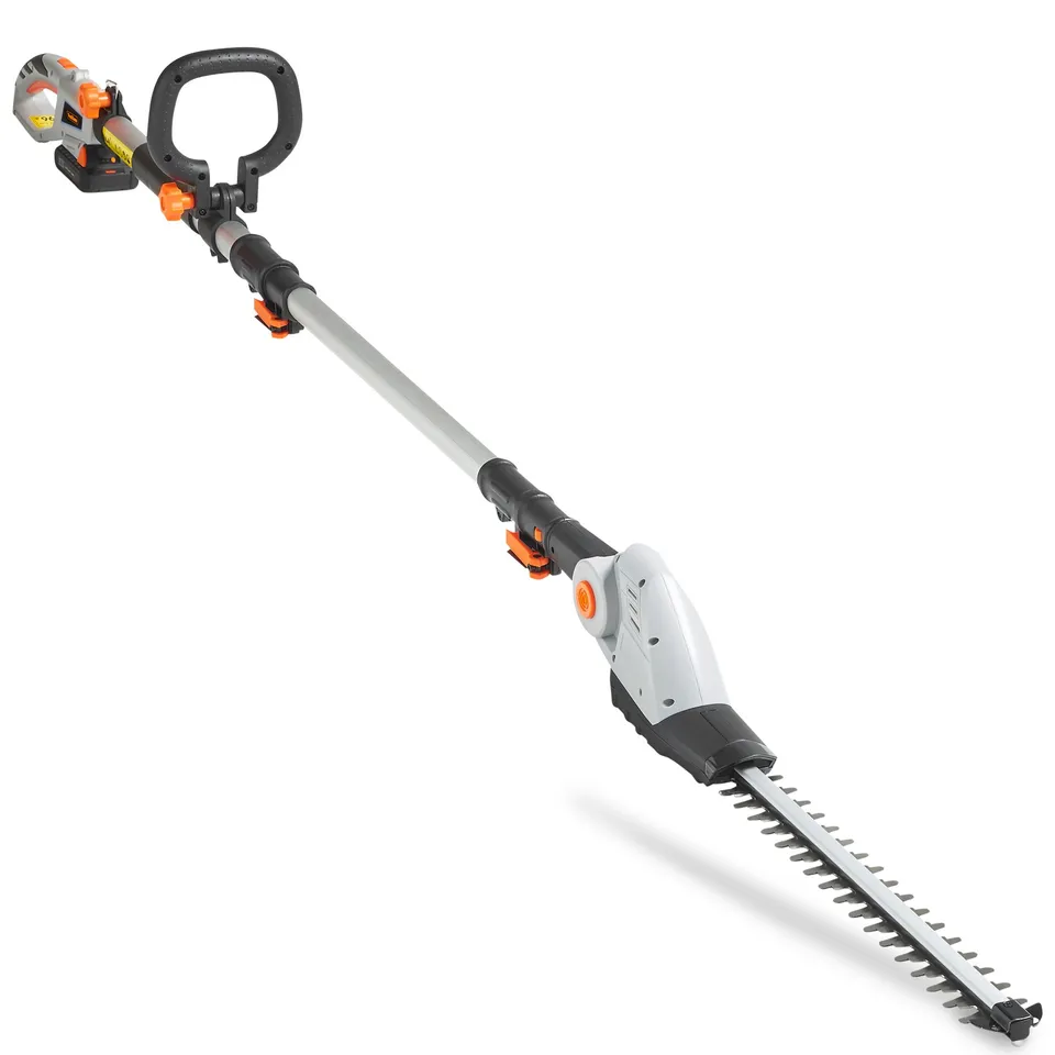 VonHaus tagliasiepi a batteria 20V Max asta 45 cm telescopica