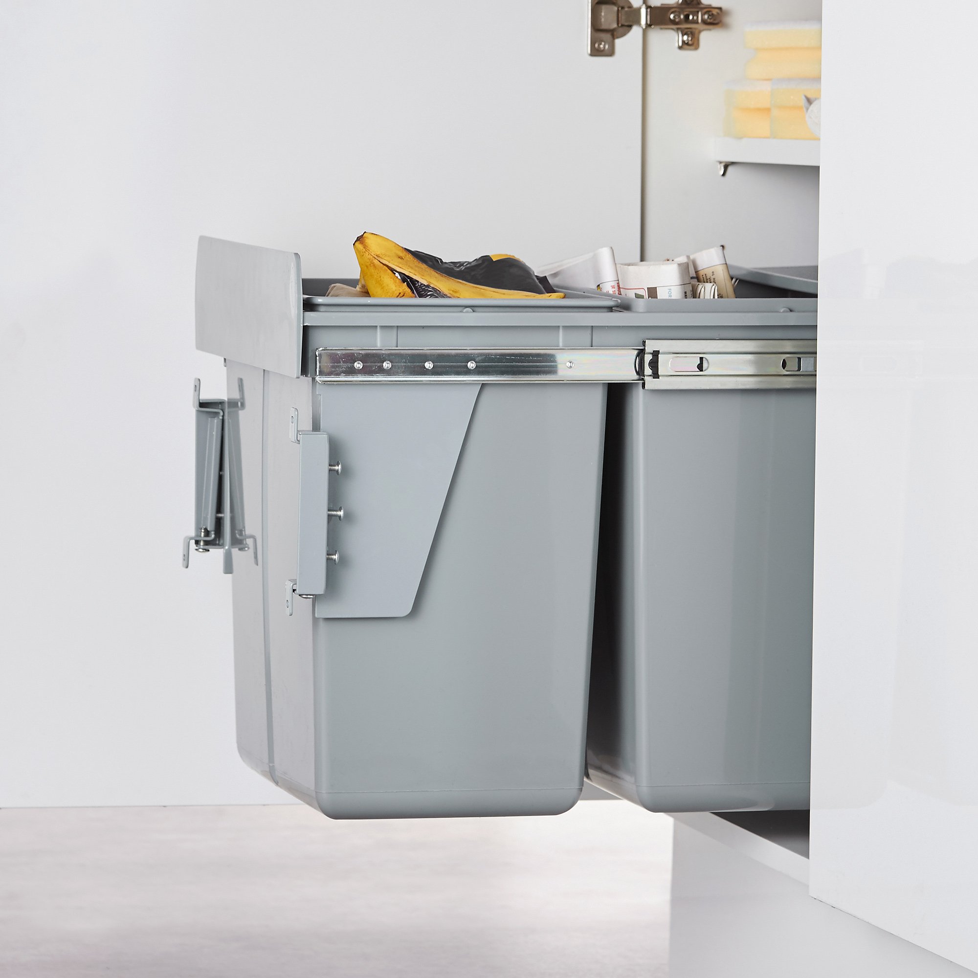 VonHaus Pattumiera Estraibile Cucina 40L in ABS