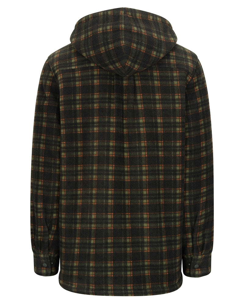 Hoggs of Fife Caithness giacca pile con cappuccio Green