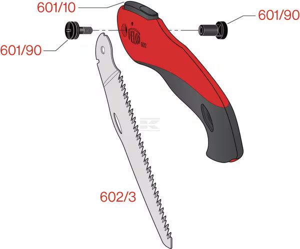 Felco 602 lama di ricambio seghetto acciaio temprato