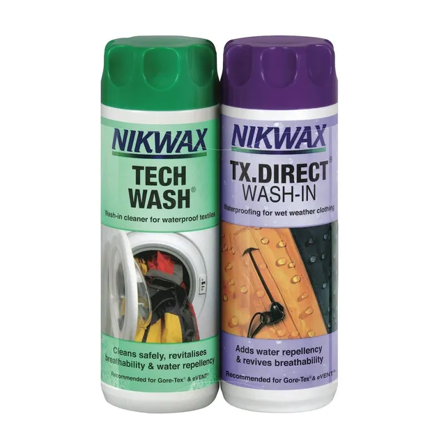 Nikwax Twinpack Tech Wash TX.Direct kit bucato 2x300 ml