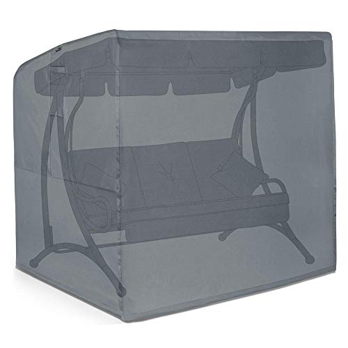 Vonhaus Copertura Mobili da Giardino Impermeabile Grigio Ardesia