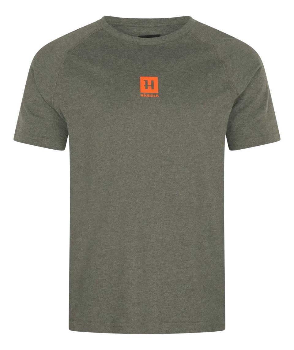 Härkila Instinct T-Shirt maglietta caccia uomo verde melange