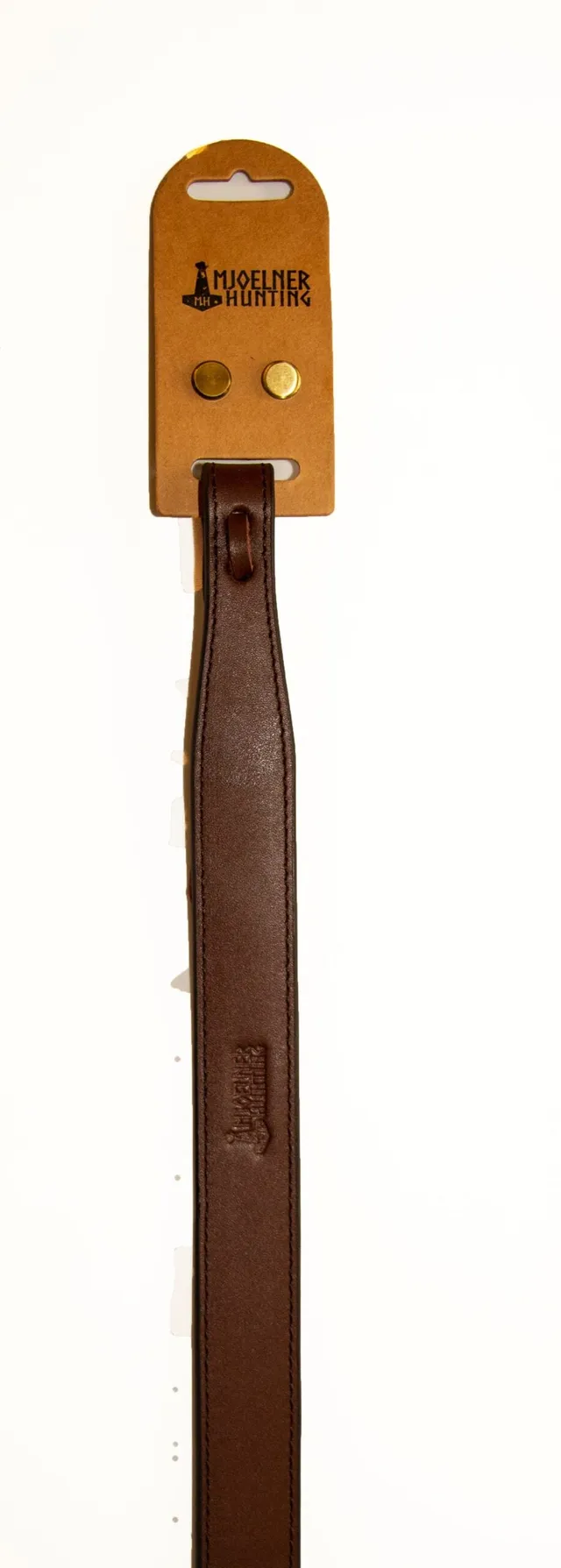 Cinghia per fucile in pelle marrone 95 cm caccia