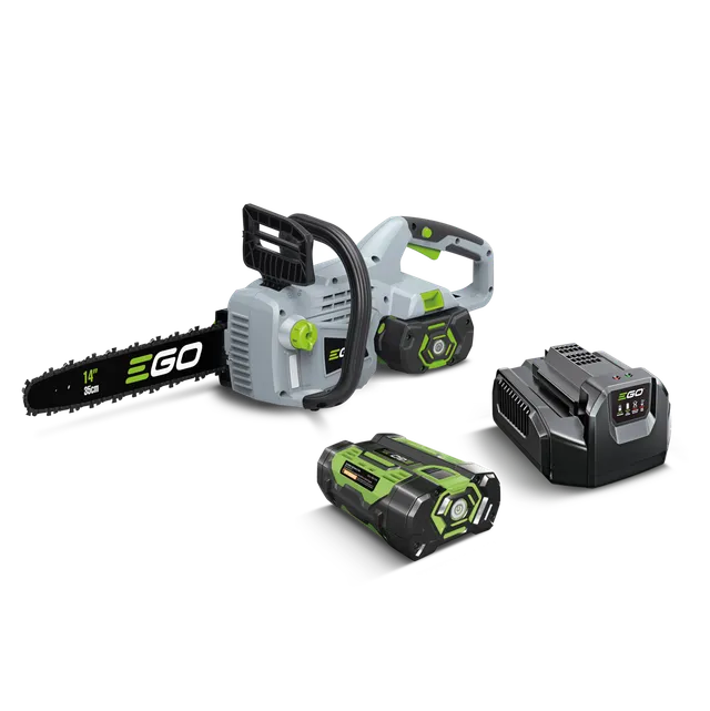 Ego CS1401E motosega a batteria 35 cm kit + cavalletto