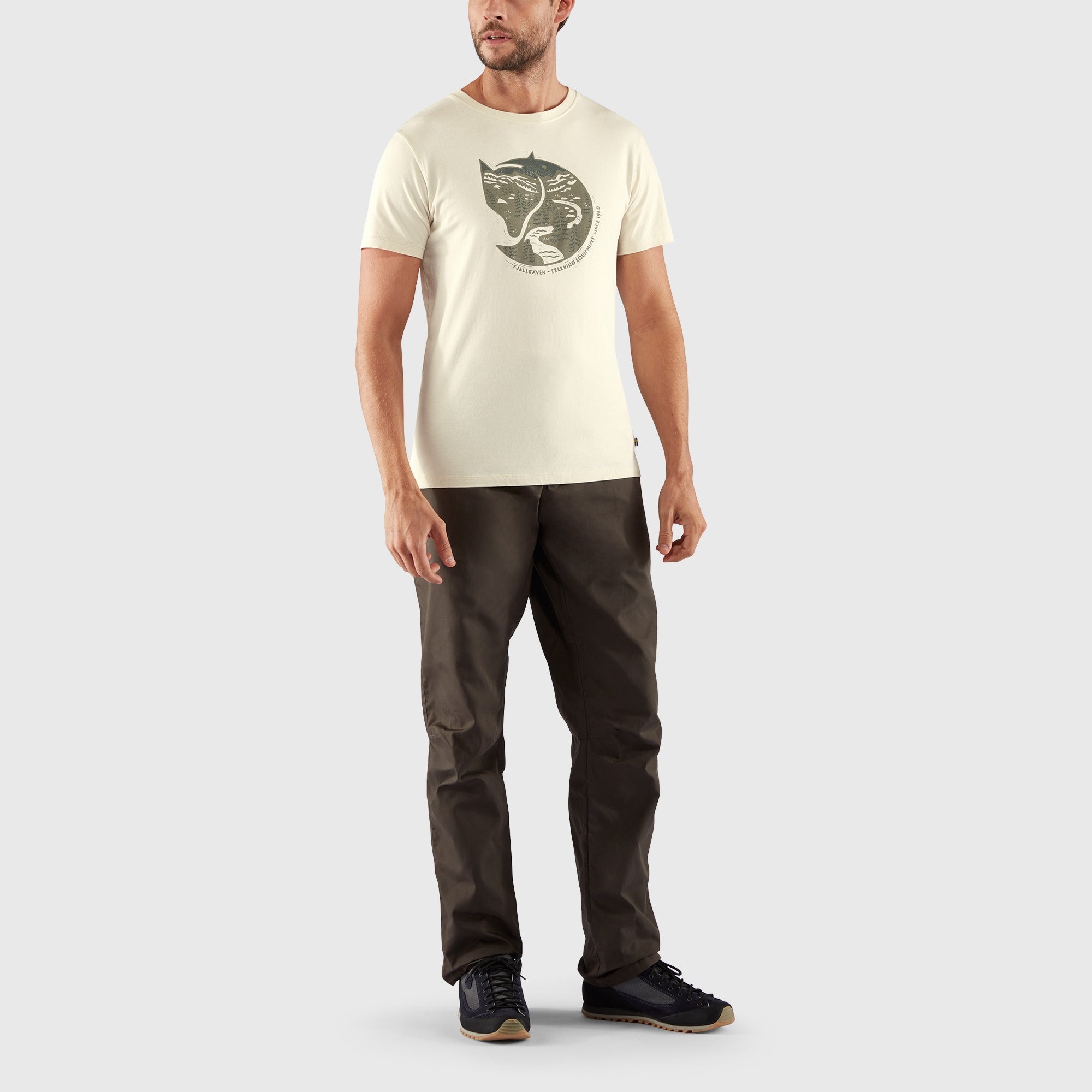 Fjällräven Arctic Fox maglietta cotone M verde