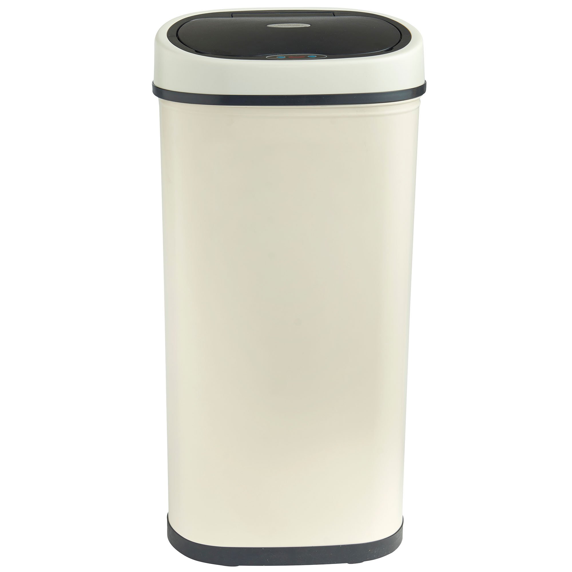 Vonhaus Pattumiera Automatica 50 Litri Crema Acciaio Inox