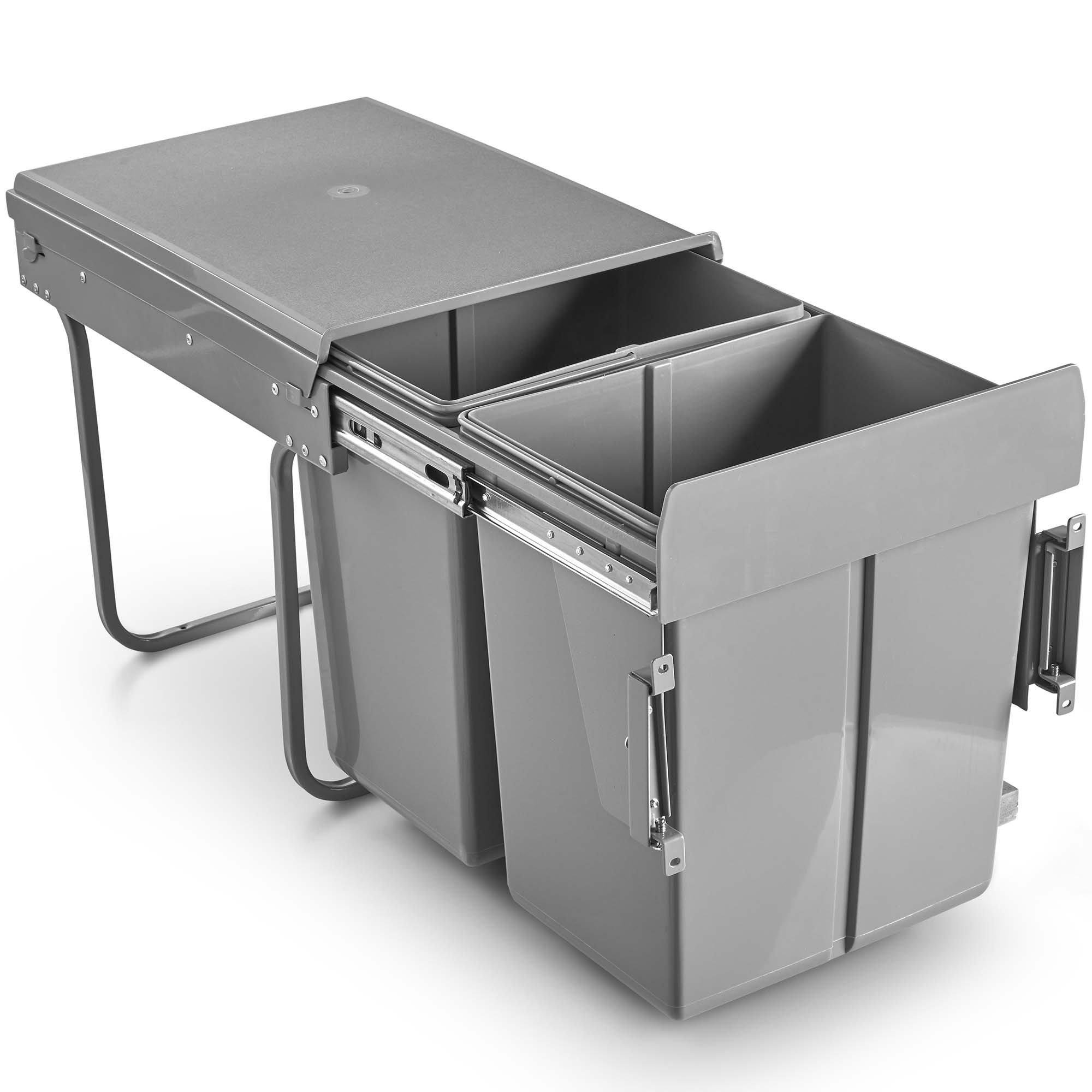 VonHaus Pattumiera Estraibile Cucina 40L in ABS