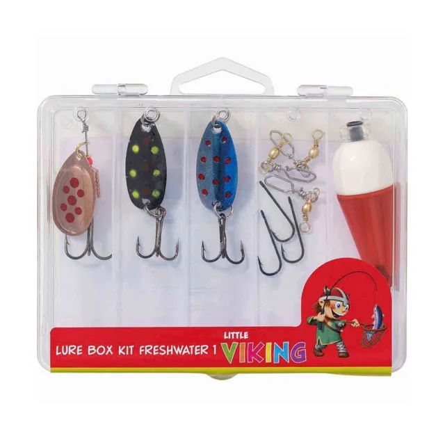 Kinetic Little Viking Lure Box kit pesca bambini