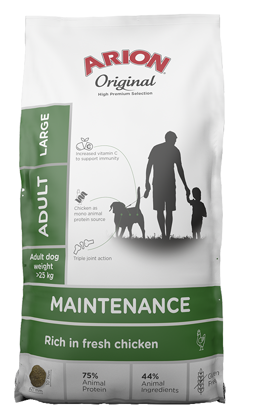 Arion Original Maintenance L crocchette pollo riso 12 kg