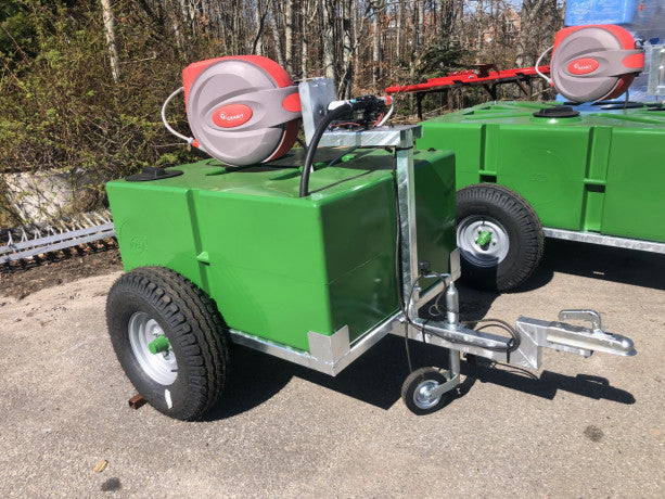 Carro botte 650 pompa elettrica serbatoio 650 litri