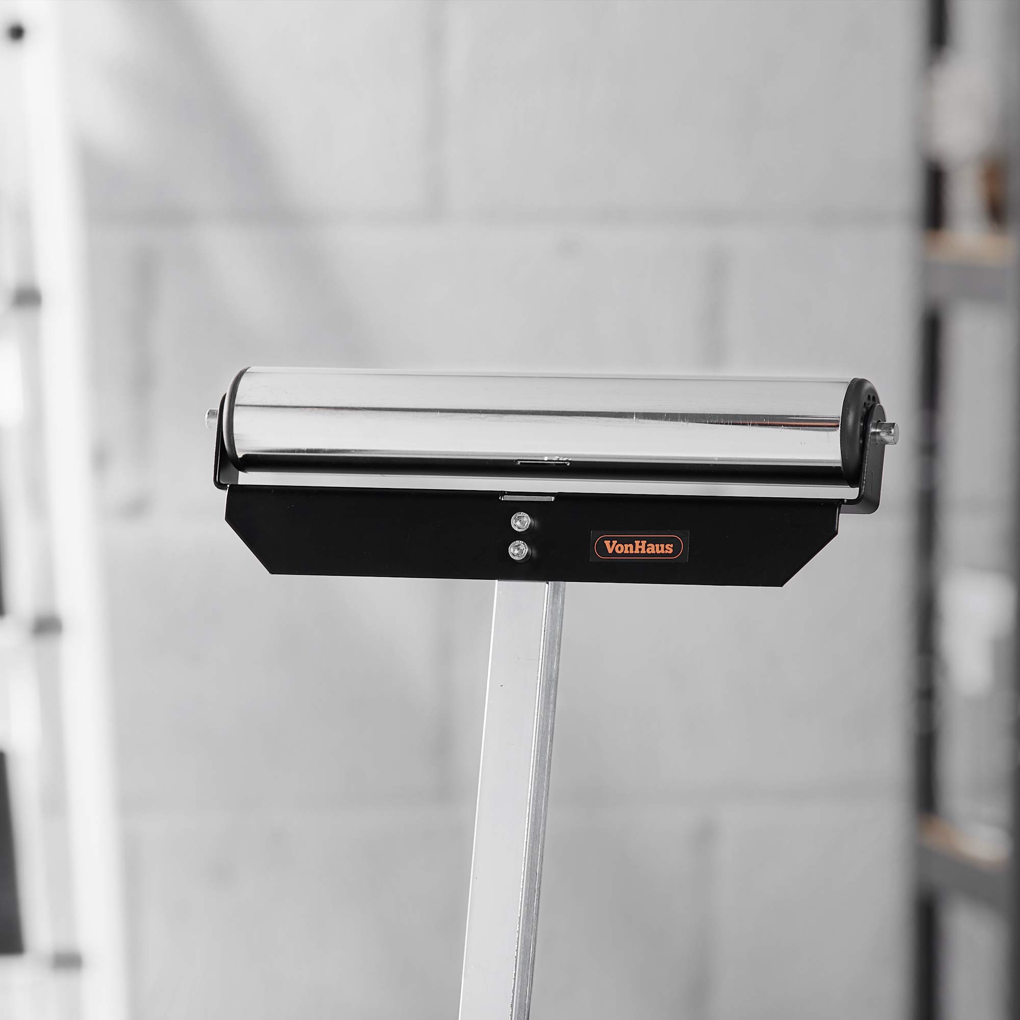 VonHaus supporto rullo acciaio altezza regolabile 68-108 cm