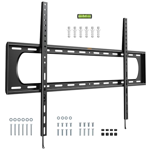 VonHaus Staffa TV Parete 60-120 Pollici 120 Kg Ultra Slim