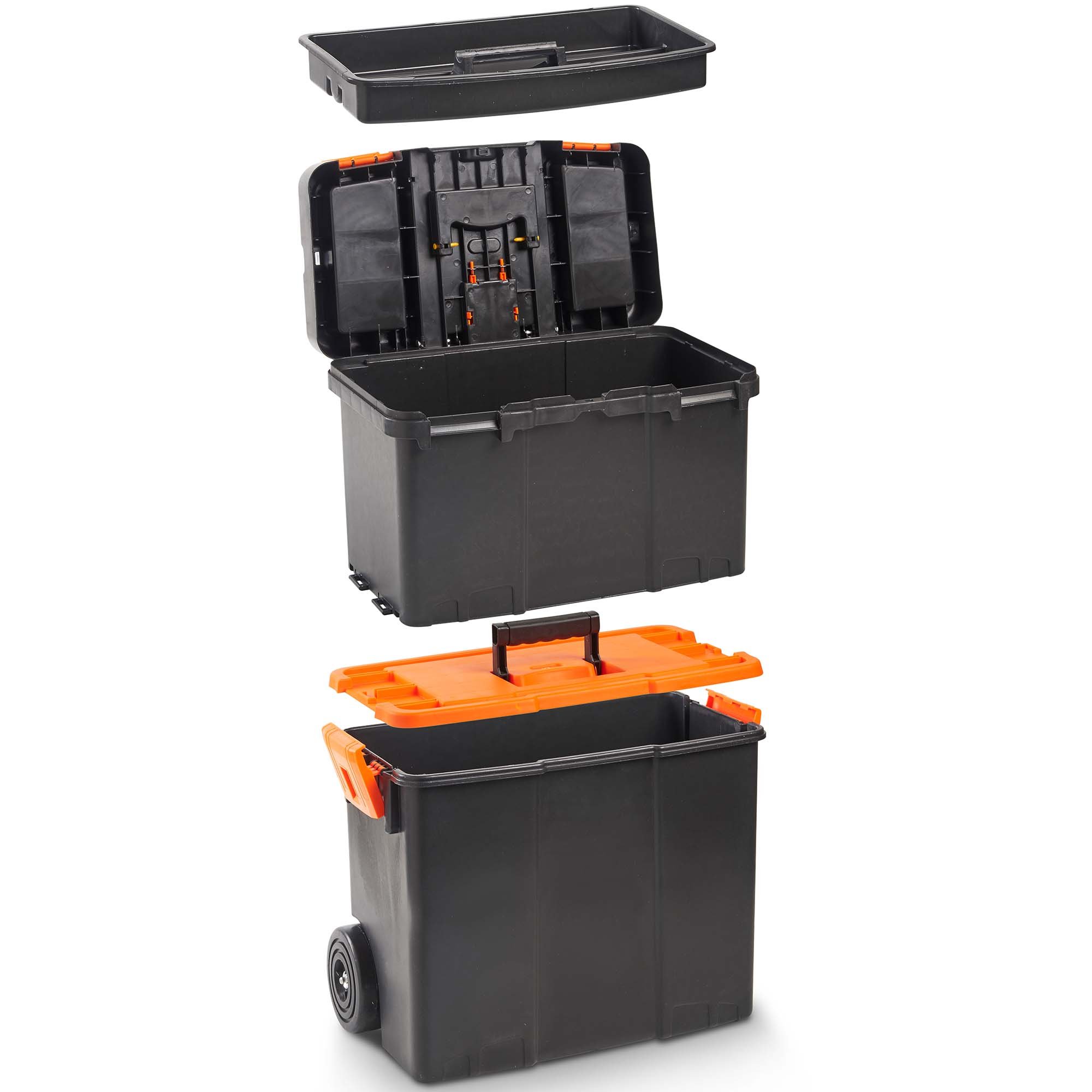 VonHaus Cassetta Portautensili Ruote Carrello 25 kg