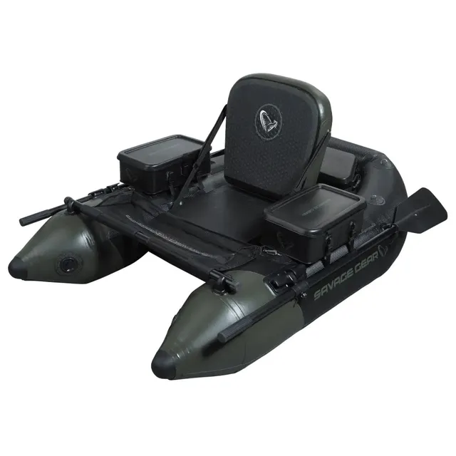 Savage Gear Stealth 175 belly boat PVC drop stitch motore