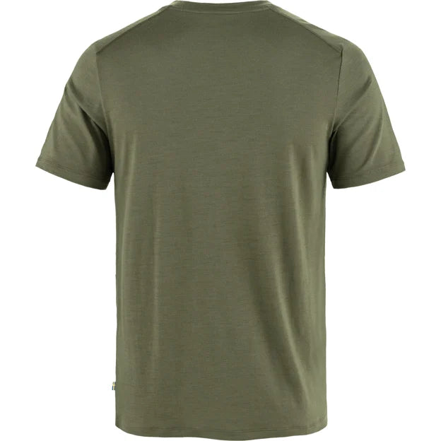 Fjällräven Abisko Wool Classic SS t-shirt M verde