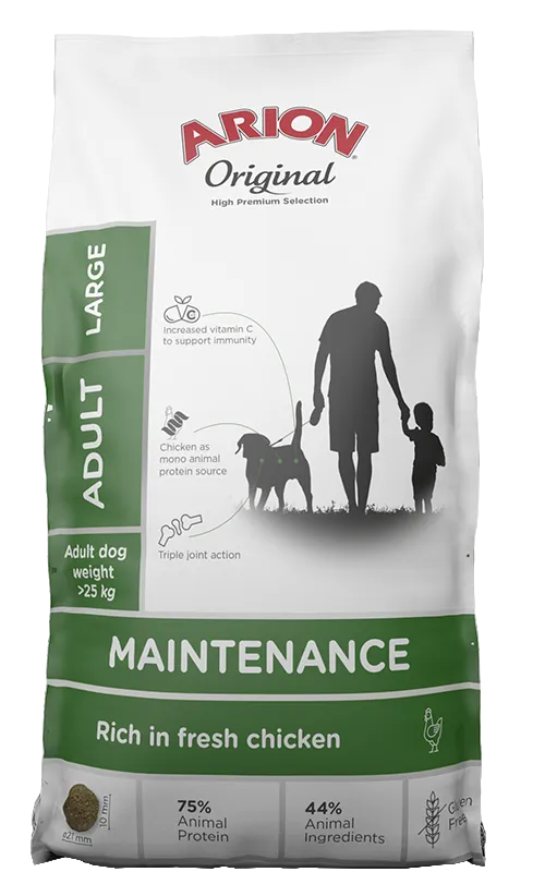 Arion Original Maintenance L crocchette pollo riso 12 kg