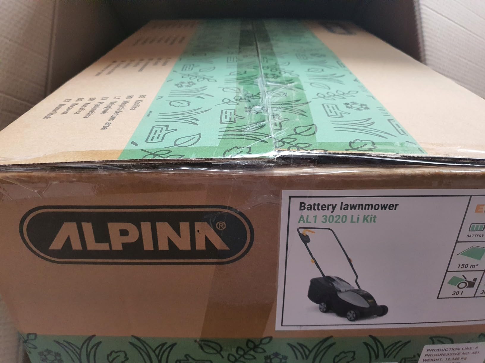 Alpina AL1 3020 Li Tagliaerba Batteria 30 cm 20V