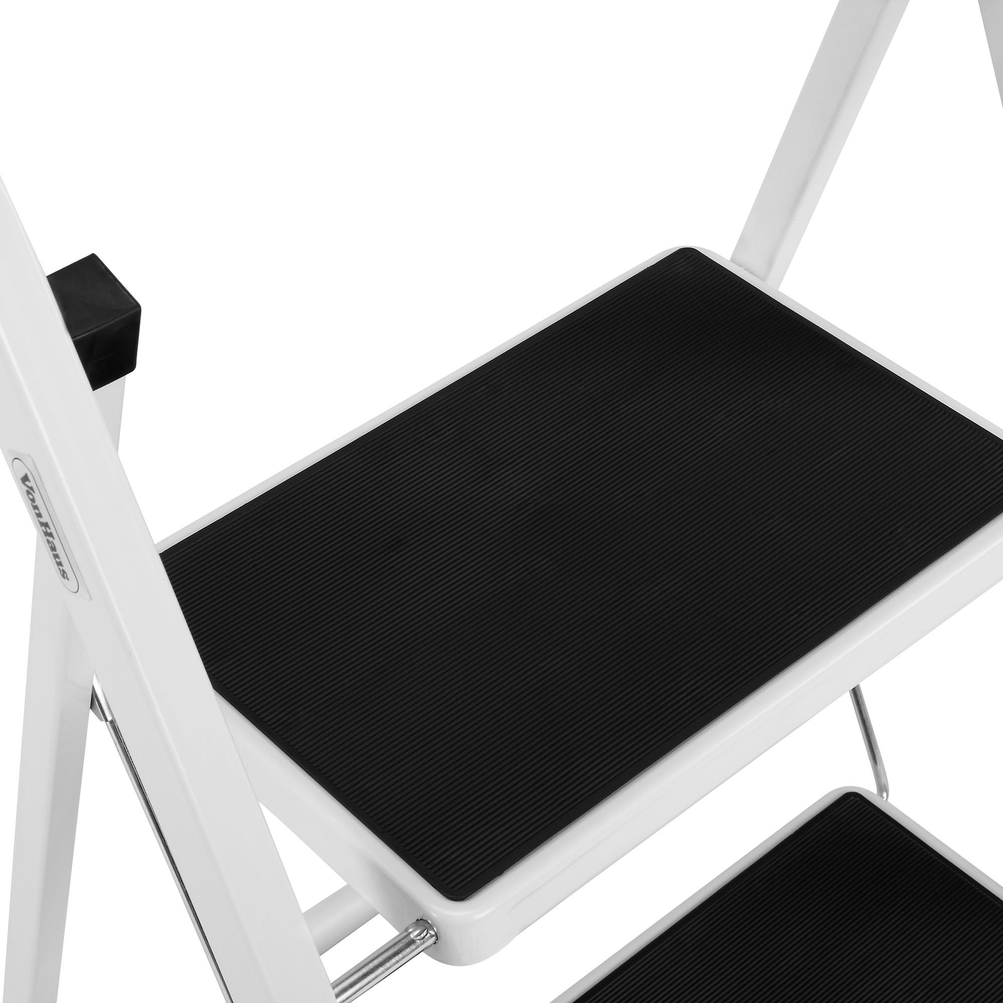 VonHaus Scaletta Pieghevole 2 Gradini Acciaio 150 kg