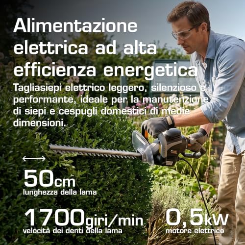 Alpina AHT 500 E tagliasiepi elettrico 50 cm 500W