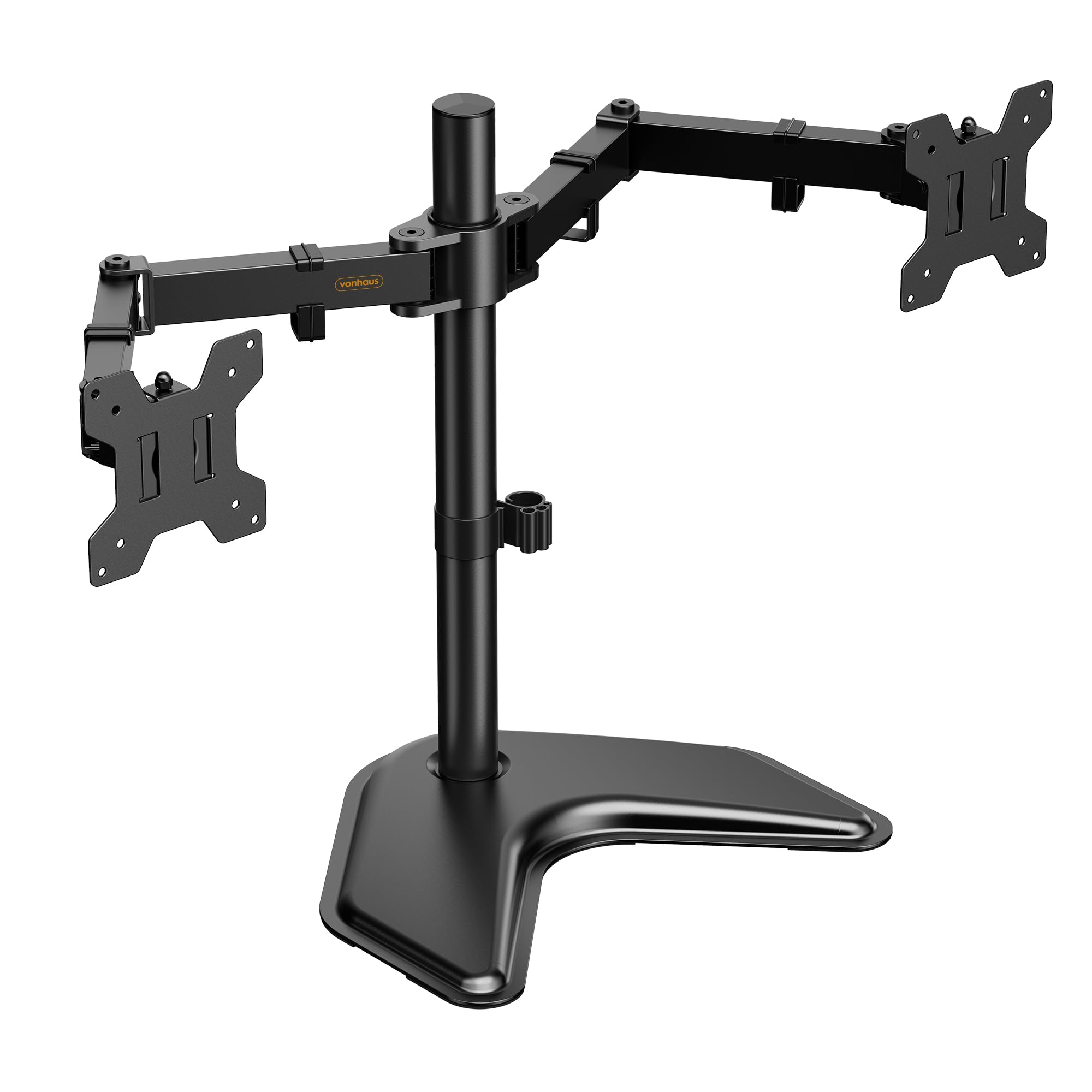 VonHaus Supporto Doppio Monitor 17-32" VESA 75/100 Regolabile
