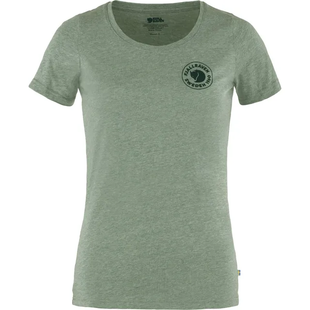 Fjällräven 1960 Logo t-shirt donna cotone verde patina
