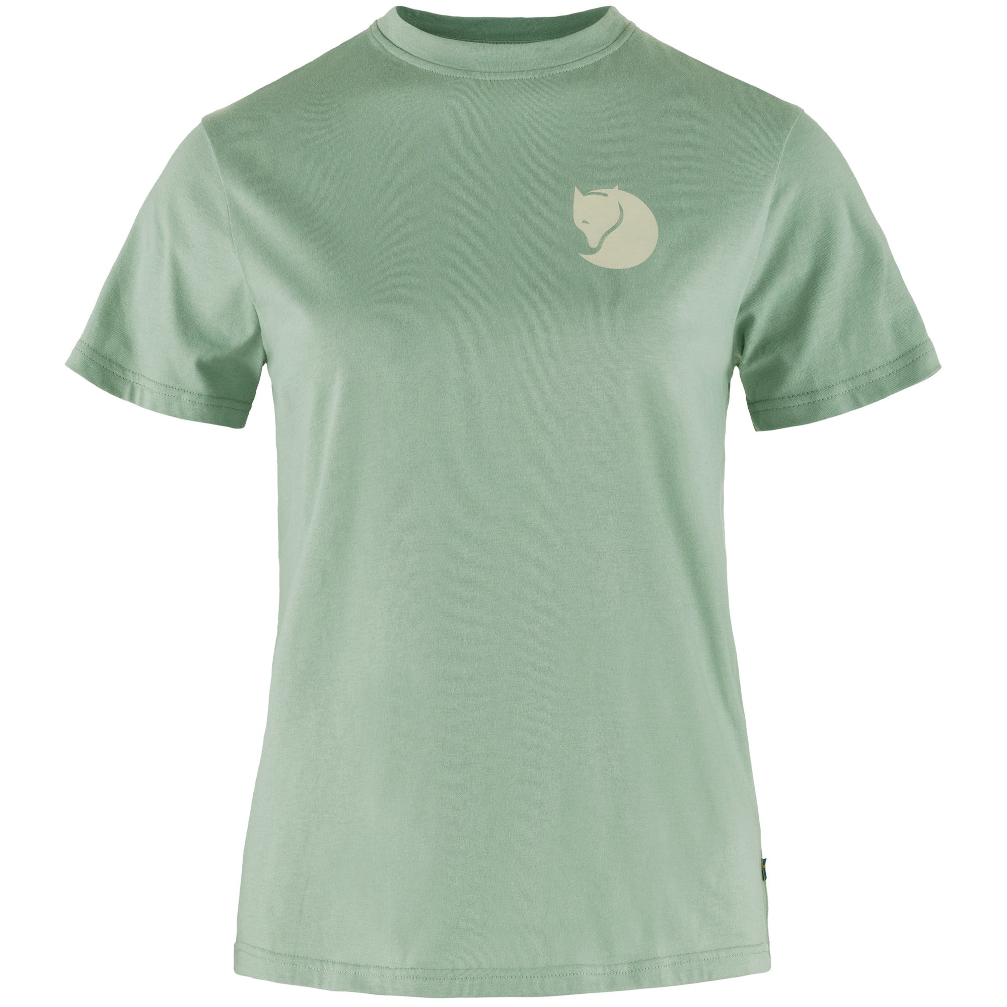 Fjällräven Fox Boxy Logo Tee T-shirt Donna Misty Green