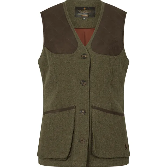 Seeland Hillside Harriet gilet caccia donna verde moss