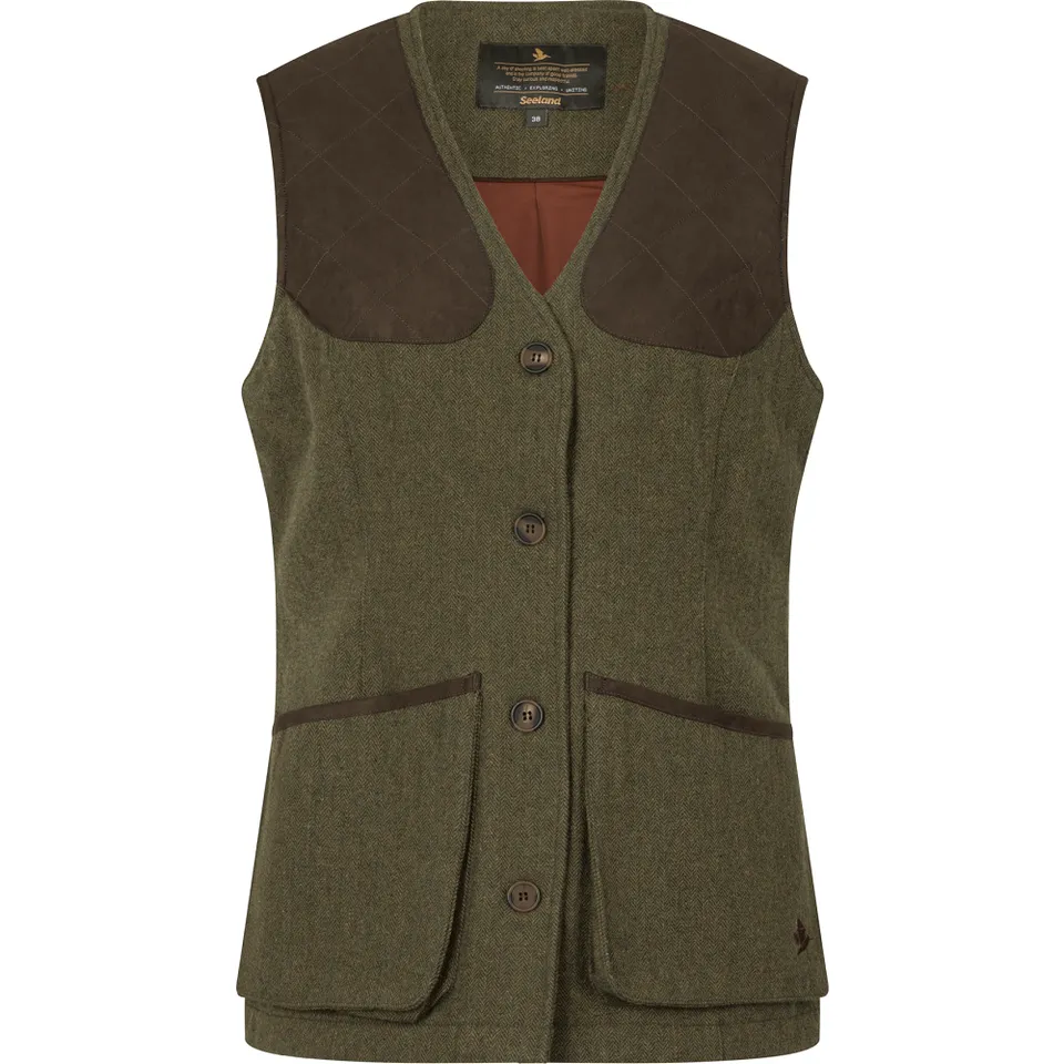 Seeland Hillside Harriet gilet caccia donna verde moss