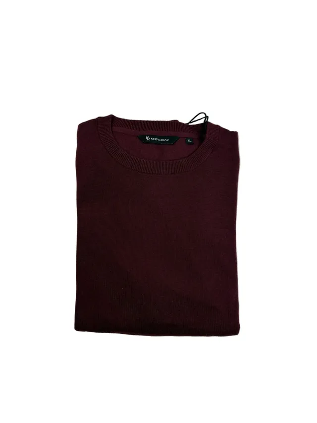 King’s Road Becker maglione caccia bordeaux