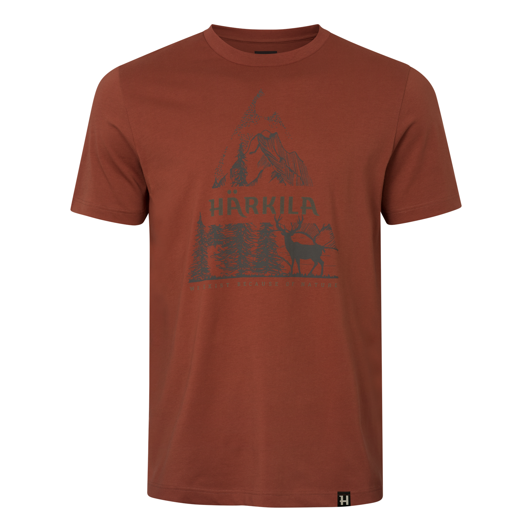 Härkila Nature t-shirt caccia M Autumn Orange cotone