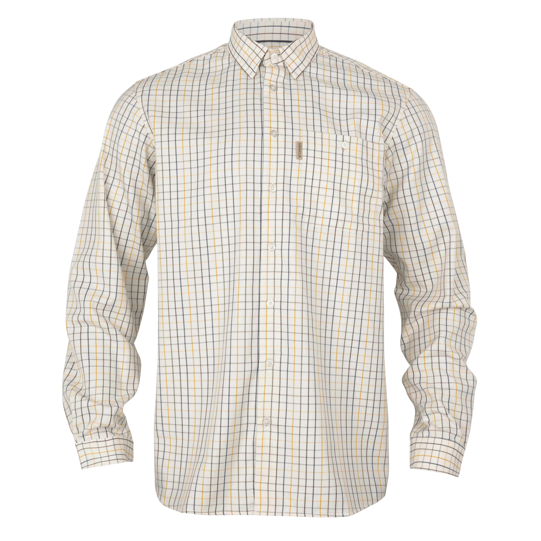 Härkila Haywood camicia caccia uomo lana gialla