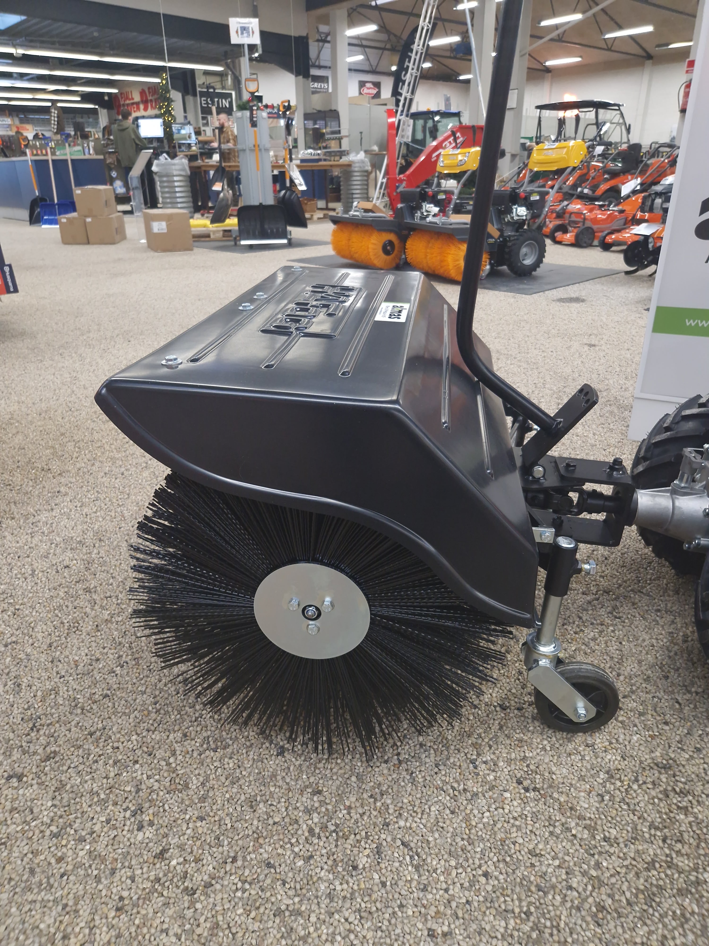 Nibbi spazzola 80 cm per motocoltivatore traino centrale