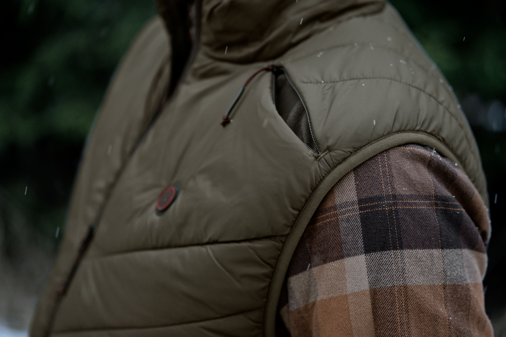 Härkila Heat Insulated gilet riscaldato uomo verde L
