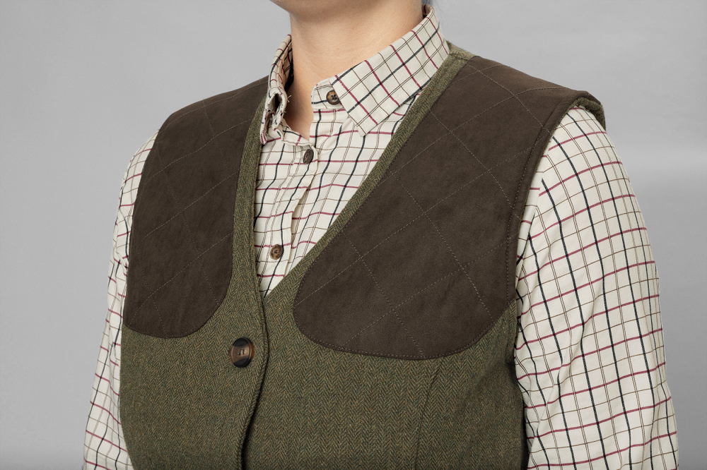 Seeland Hillside Harriet gilet caccia donna verde moss