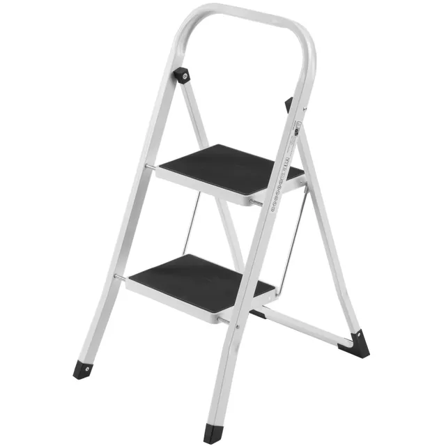 VonHaus Scaletta Pieghevole 2 Gradini Acciaio 150 kg