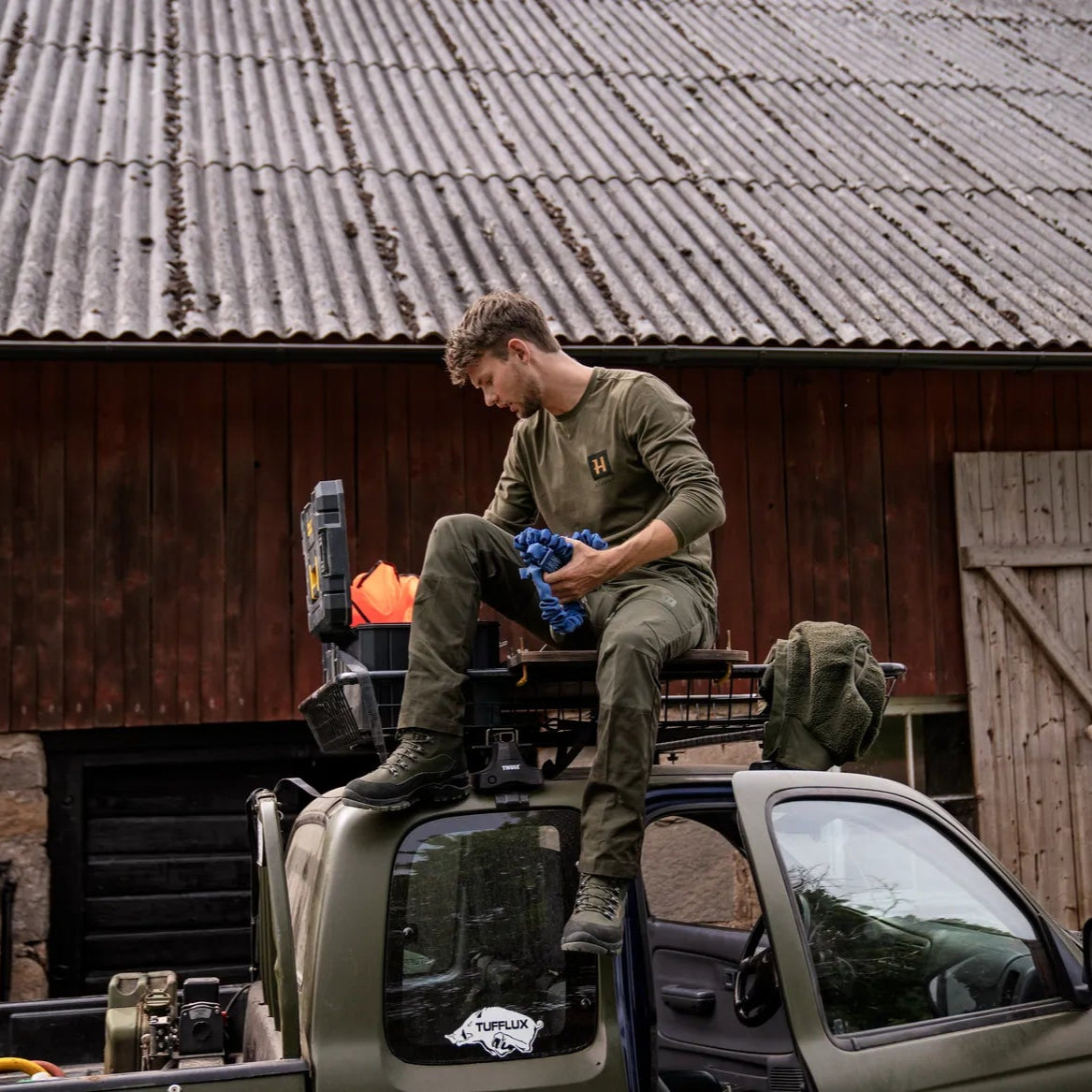 Härkila Fjell pantaloni da caccia taglia 48 cerati
